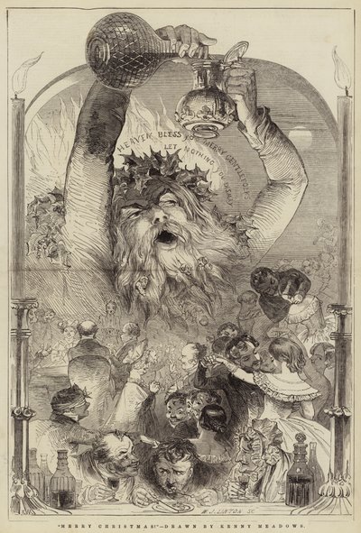 Frohe Weihnachten! von Joseph Kenny Meadows